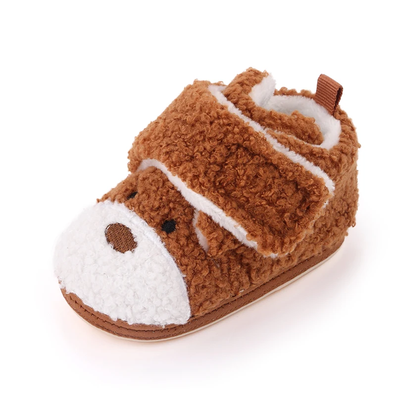 Autumn and Winter Warm Baby Toddler Shoes Non-slip Rubber Soled for Baby Boys and Baby Girls Indoor Cotton Shoes details