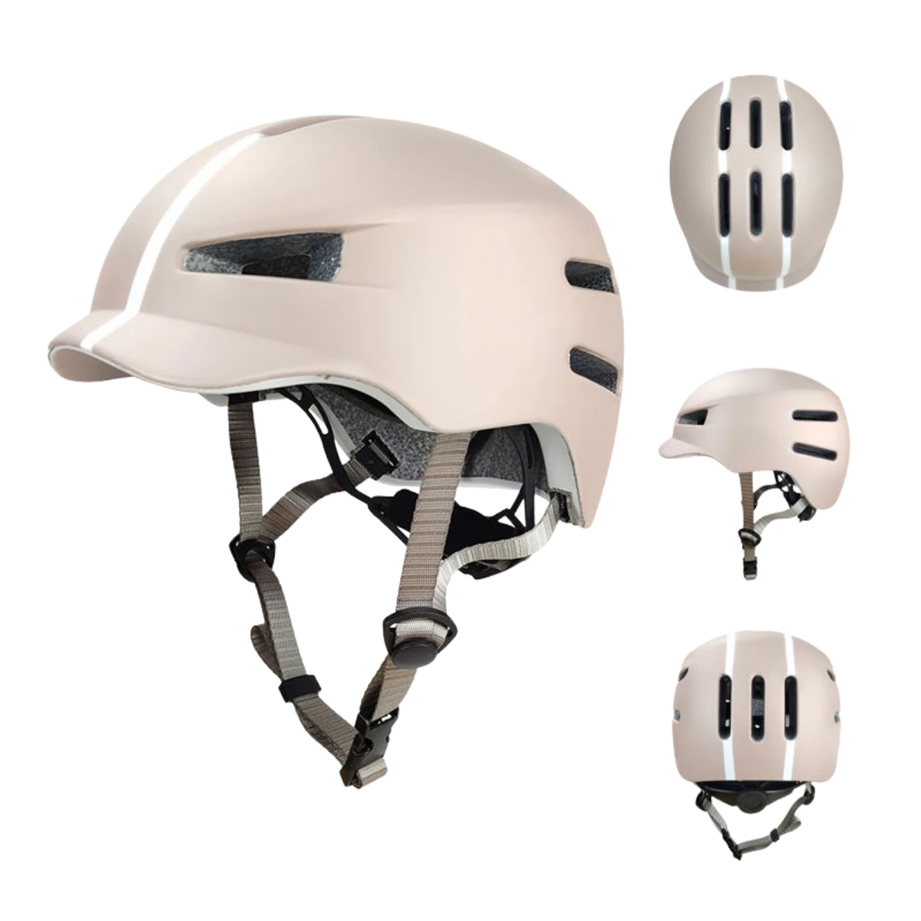 wholesale Adult Men Women Bike Helmet for E Scooter Helmet City Summer Cycling Scooter E-Bike Skateboard Riding