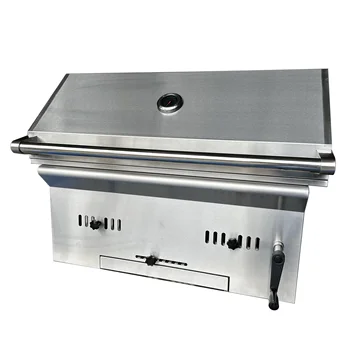 C01 built in charcocal grill overall 304 stainless steel