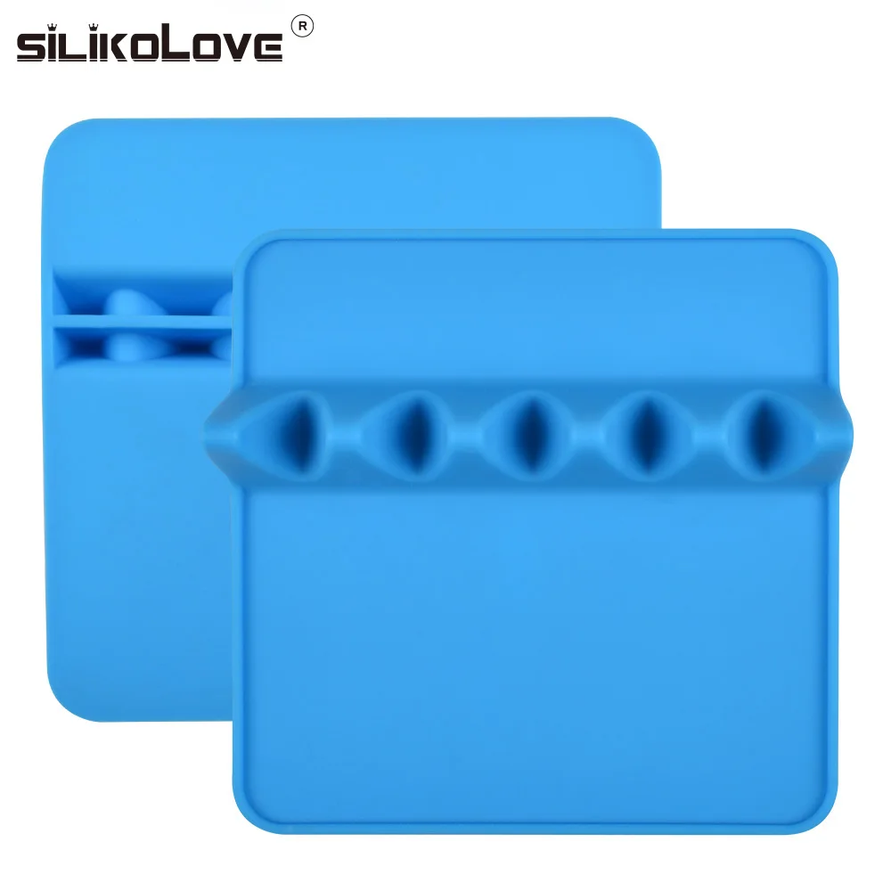 Customized eco friendly spoon holder for stove top silicone plates use for bracket cutlery mat shelf