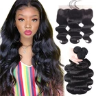 Fast Delivery Pre Plucked Virgin Brazilian Body Wave 13*4 Lace Frontal Body Wave Brazilian Lace Front Wig