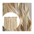 Real Hot Selling Cheap Custom 100% Human Real Beauty Clip In Hair Extension Full Head Human Hair 140g