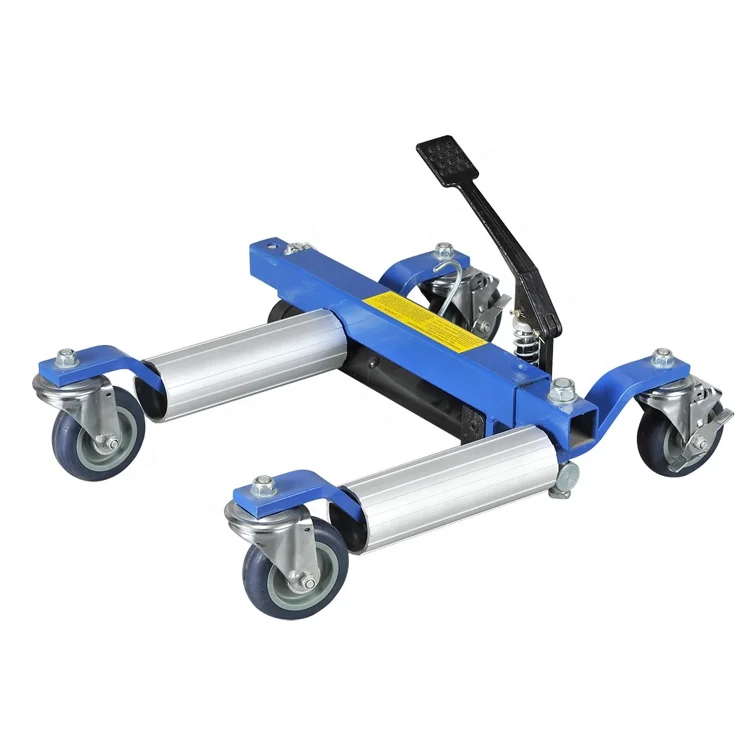 GYMAX 1500LBS/680KG Hydraulic Wheel Skates Dolly Car Skate Vehicle Positioning Jack Hoist Tyre Lift