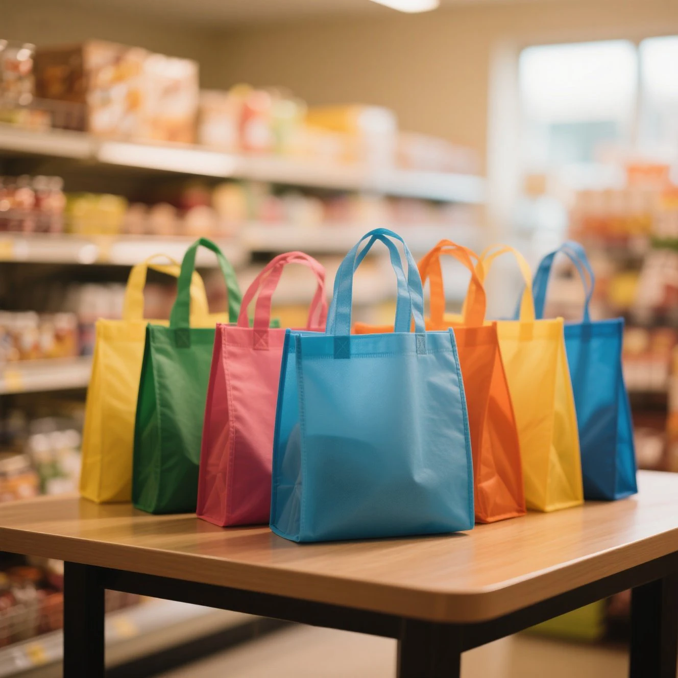 Wholesale Non Woven Tote Bag Promotion Grocery Shopping Bag Reusable Non Woven Packaging Bags factory