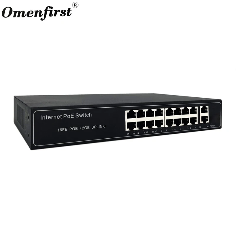 Factory Oem Odm Poe Switch 4 8 16 24 Port 10 100m 2port Uplink 1000m