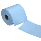 Cleaning Clean Paper Nonwoven Disposable Industrial Cleaning Wiper Paper Roll Customized Blue