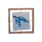 Metal Metal Turtle Rope Wood Wall Art Painting Wall Decorative Resin Wall Decor