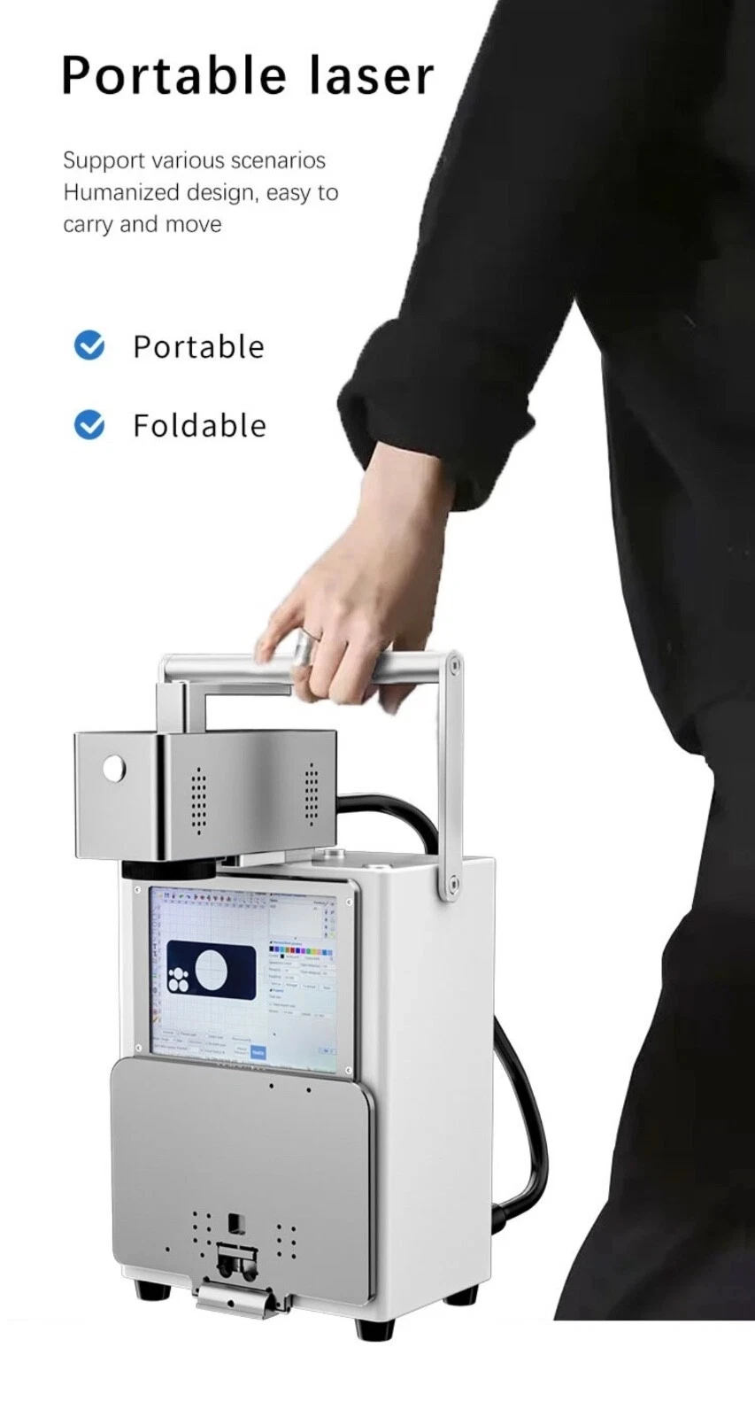 Portable Laser Machine 958N Full-Automatic Screen Breaker Machine with High Precision Detachable Machine