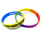 Bracelet Rubber Silicone Bracelet Custom Wristband PVC Rubber Wristbands With A Message