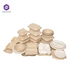 Food Tray Superior Quality Cheap Disposable Food Paper Plate Bagasse Reed 4 Inch Plate Cake Tray