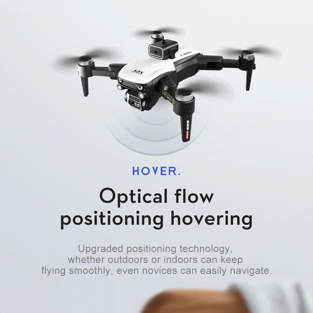 2023 New S2S Mini Drone 2.4G RC Brushless Motor Obstacle Avoidance RC Helicopter Professional Foldable Quadcopter Toy Gift