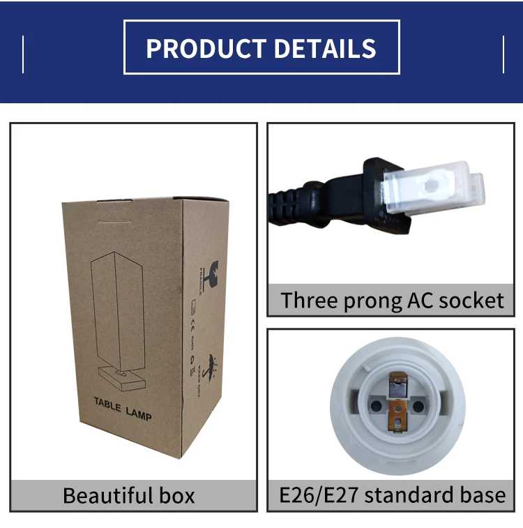 Modern and simple living room decorative lamp hotel room desk lamp