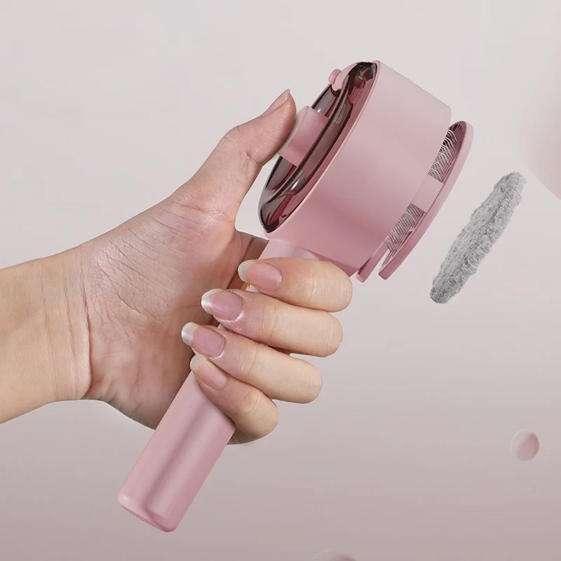 New Design 3 in 1 Long Handle Pet Steam Brush With Light USB Pet Massage Cleaning Water Spray Hair Removal Steam Brush For Cats