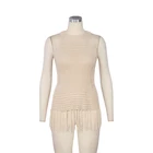 Crochet Top Women Summer Sexy Crochet Beige Vest Hollow Out Sleeveless Crochet Tank Top