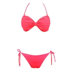 Beachwear Attractive Price New Type Beachwear Bikini Set Cut Out Bandeau Bikini Set Ladies