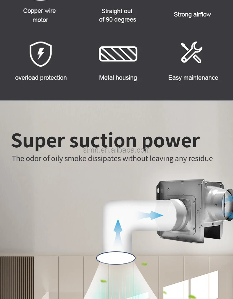 Split Duct Fan, 230V, Plastic - detail 4