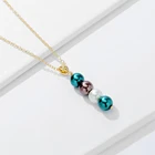 Pearl Necklace SophiaXuan Women Simple Dainty Pearl Necklace Colorful Pearl Hawaiian Jewelry Necklace
