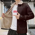 Jacket Leather Jackets Wholesale High Quality Windproof Plush Mens Jacket Leather Jackets For Men