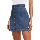 Denim Skirt Girls Denim Wholesale Women Denim Short Skirt Cheap Stylish Girls Hot Mini Denim Skirt
