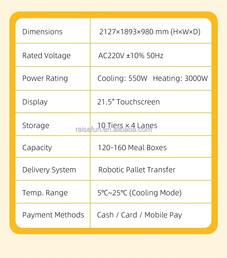 product factory direct smart hot food vending machine 24 hours self service 215 inch touch screen fully automatic commercial fast meal-2