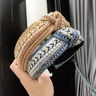 Fashion Korea Accessories Fashion Ethnic Style Knot Headband Luxury Korea Hair Accessories Designer Pearl Headband