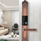 High Quality Zinc Alloy Fingerprint Password Intelligent Door Lock Safety Tuya App Smart Locks