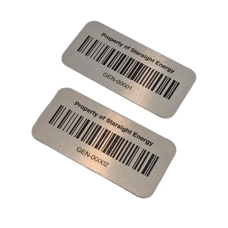 product custom stainless steel nameplate 304 316 ss etching metal industrial labels corrosion resistant tags-8