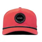 Printed Applique Embroidered Etc. Laser Cut Trucker Hat Rope Trucker Unstructured Curved Bill Pvc Patch Laser Cut Hat