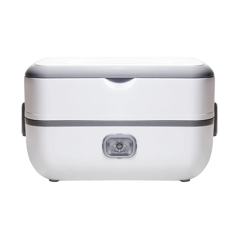 SQ06 Portable Hheating Lunch Box Double Layer Stainless Steel Food Container Gifts Plug in Lunch box Cooker