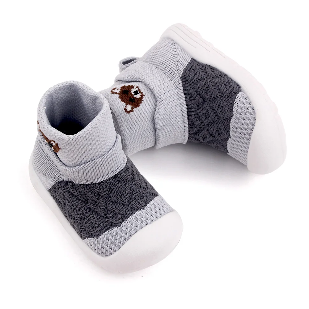 Spring and Autumn New Baby Color Flying Fabric Soft Soled Children's Toddler Socks Shoes details