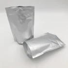 Aluminum Bag Aluminium Plastic Bag Custom Food Packaging Zip Lock Silver Mylar Aluminum Foil Plastic Bag