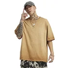 Shirts Casual Plain Custom Logo Screen Print O-neck Short Sleeve Men Unisex Summer Oversized Wash Graphic T Shirts