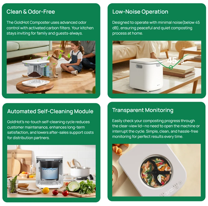 New Multifunctional Pet Fresh Food Maker for Home Use Can Dry and Grind Food and Process Kitchen Waste Into Compost Pet Supplies supplier