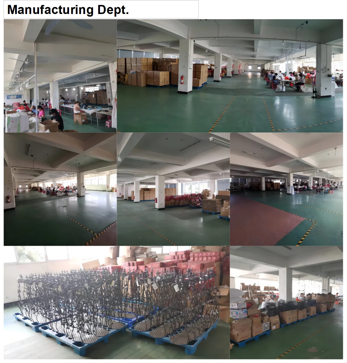 Manufacturing dept.