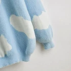 Sweater Girl's Wholesale Price Cos Woman Cloud Fuzzy Sweater Knit Wit Knitted Sweater Girl's Sweater