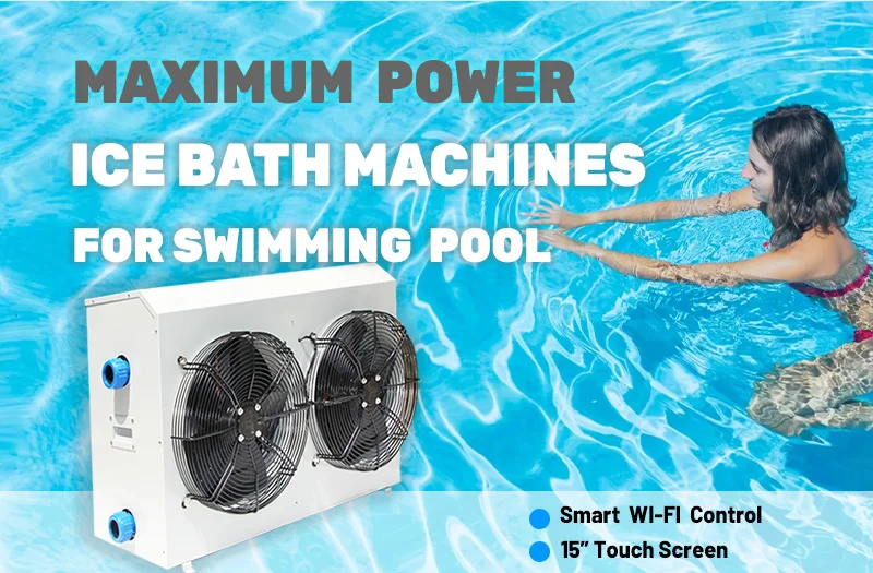 Large Swimming Pool Chiller, R32, R410 - detail 2