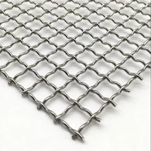 304 material 3mm hole mesh 6 stainless steel crimped wire mesh