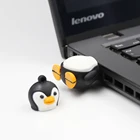 Usb PVC Cartoon Animal USB Flash Drive 128gb 64gb 32gb 16gb USB Flash Drive Memory Stick Penguin Flash Drive