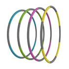 Hoops Premium PP Material Wave Design Plastic Fitness Hula Hoops Stainless Steel Hula Ring Weighted Hula Hoops For Adults