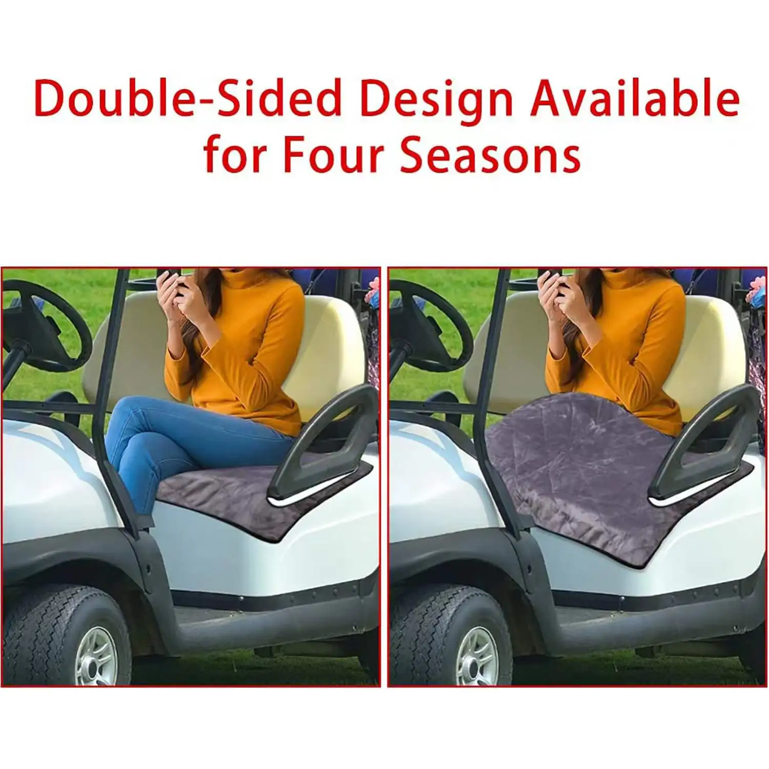 Cotton Golf towel seat cover 73x150cm golf cart seat blanket cover pattern