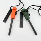Compass Survival Fire Starter Survival Kit Items Fire Starter Fire Steel With Compass Whistle