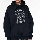 Black MGOO Fashion Black Oversized Hoodie With Drawstring And Pouch Pocket