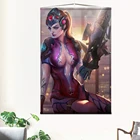 Amazon Supplier Digital Printing Custom ANIME GAME Fabric Wall Scroll Poster Japanese Style Tapestry
