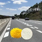 Glass Beads Yellow And White Color Highly Reflective Thermoplastic Mark Paint With Glass Beads