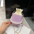 Women Bags For 2021 Pearl Women Hand Bags Crossbody Shoulder PU Purses Box Handbags For Ladies