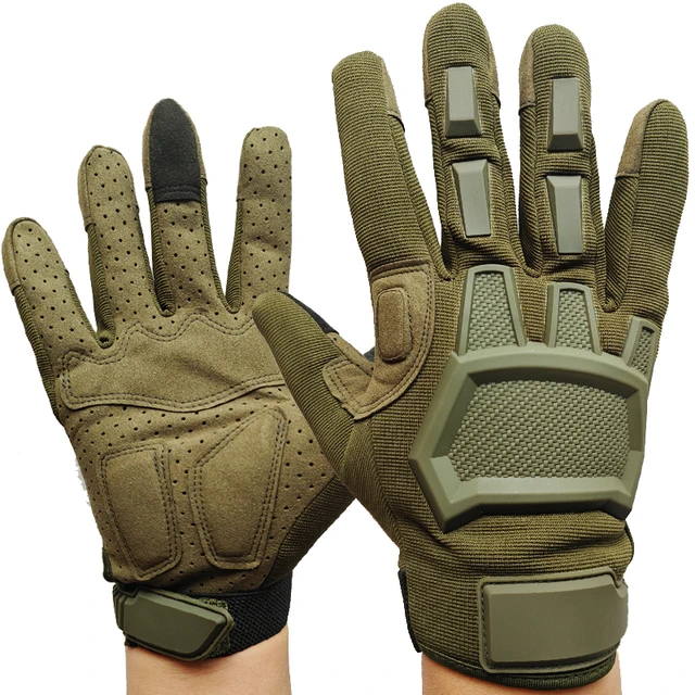 Wholesale Perforated Breathable Mechanic Fighting Shooting Training Sports Outdoor Motorcycle touch screen Tactical Gloves