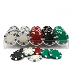 Chips Costomize Printing Number Value ABS And Metal Slug Poker Chips