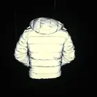 Long Coat Long Winter Down Coat Reflective Cotton Padded Jacket With Hood For Man And Woman