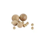 Natural Wooden Beads Natural 15mm 20mm Necklace Natural Wooden Beads Bulk Wooden Beads
