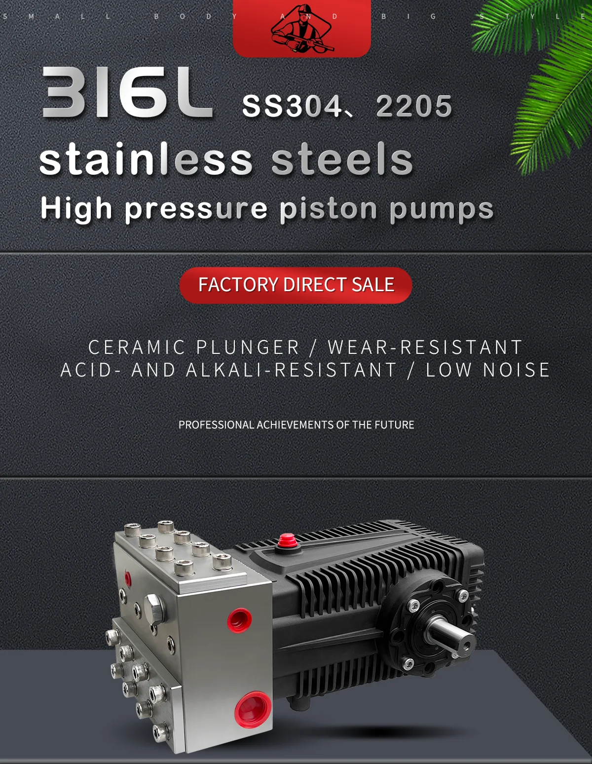 product heavy duty wj32 series 43 90lpm 100 220bar high pressure stainless steel washing and cleaning triplex plunger pump-2